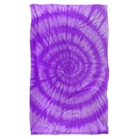 Logovision Purple Tie-Dye Silky Touch Super Soft Throwing 36 '58'