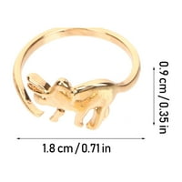 Динозавър пръстени регулируем отворен пръстен за пръстен пръстен за жени момичета