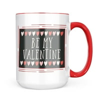 Коледна бисквитка калай е моят валентин Свети Валентин Сладка сърца Подарък за халба за любители на чай за кафе