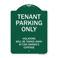 Серия от дизайнерски отдел за подписи - Само нарушителите на паркирането на наематели ще бъдат теглени за сметка на собственика на автомобила