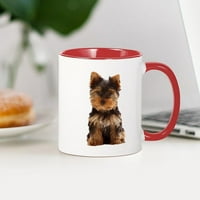 Cafepress - Yorkie Mug - Oz Ceramic Mug - чаша за новост за кафе
