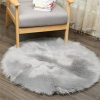 Loopsun домакински консумативи мека изкуствена овча кожа стол за килим покритие изкуствена вълна топла космат седалка за килим Дом и кухня