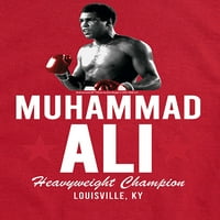 Мохамед Али - легенда за бокс - шампион в тежка категория, KY - Графична тениска с къси ръкави за мъже