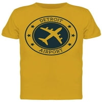 Тениска на летището в Детройт Мъже-изображения от Shutterstock, Male XX-Clarge