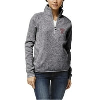 Колегиално износване на женската лига износване на Heather Grey Temple Owls Saranac Quarter-цип пуловер
