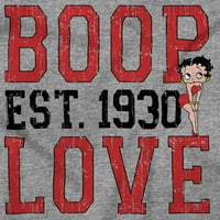 Винтидж карикатура Betty Boop Love Hoodie Sweatshirt жени Бриско Марки m