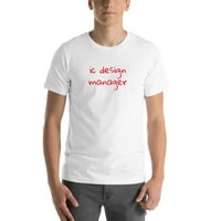 2xl ръкописен IC дизайн мениджър с къс ръкав тениска от неопределени подаръци