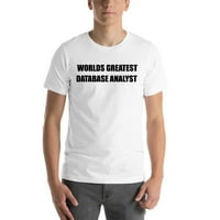 Тениска на памучна тениска с къси ръкави с база данни с най-голям база данни от неопределени подаръци