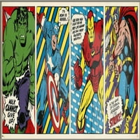 Marvel's The Avengers - Poster Comic Door Poster
