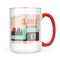 Neonblond USA Rivers Clarks River - Кентъки халба Подарък за любители на чай за кафе