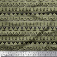 Soimoi сатен копринен плат Дамаска и пирамиди Африкански отпечатъци от плат по двор широк