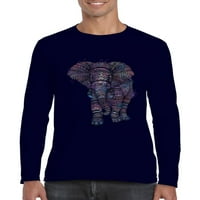 Мъжки тениски с дълъг ръкав - слон