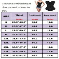 Секси жени Steampunk Corset Gothic Plus размер Corsets Lace Up Boned Overbust Bustier талия Cincher Body Shaper Corselet