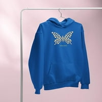 Butterfly Daisy Free Soul Hoodie Women -разно от Shutterstock, женски малки