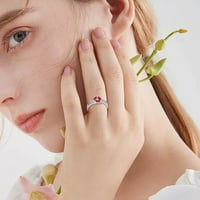 Бижута за жени пръстени Микро комплект цирконов пръстен за жени Модни бижута Популярни аксесоари празничен подарък за съпруга сладък пръстен Моден подарък за бижута за нея
