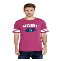 MMF - Мъжки футболни тениски за фланелка, до размер 3XL - Мейн