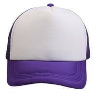 Feternal Men Women Unise Baseball Cap Boys Girls Color Block Snapback Hip Hop Flat Hat Cowgirl Hat