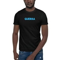 Памучна тениска с къса ръкав от синя Guerra с неопределени подаръци
