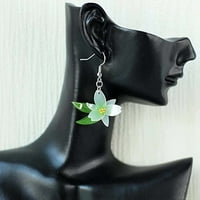 Genshin Impact Venti's Cecilia Fashion Cosplay Flower Dangle Обеци Уши клипове Stud Unise Jewelry Accessorie