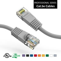 200 фута CAT5E UTP Ethernet Network Booted Cable Grey, опаковка