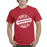 - Мъжки тениска с къс ръкав - Пуерто Рико направено