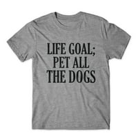 Житейска цел; Домашен любимец всички тениска на кучетата памучен първокласен тройник