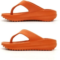 Чехли за дамски чехли джапанки флопи дамски флорални джапанки сандали сандали са сандали за ежедневни плажни чехли J Orange F279