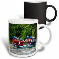 3Drose Rafting White Water, река Сарапики, Коста Рика - SA MPR - Maresa Pryor, Magic Transforming Mug, 11oz