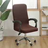 Компютърен капак на стола траен цип - защитен сменяем миещ се калъф за седалка на стола - еластична мека седалка за стол за борба с бюрото, домашни любимци