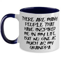 Perfect Grandpa, има много хора, които ме вдъхновяват в живота ми, многократно за многократна употреба на бащата на бащата 11oz халба за дядо