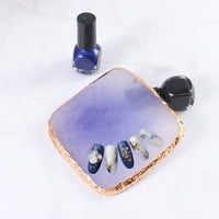 Rosarivae Manicure Color смола квадратна табела за нокти за нокти за нокти за домашен магазин Purple Purple