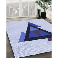Ahgly Company Indoor Square Marketed Lavender Blue Area Rugs, 8 'квадрат