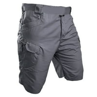 Eguiwyn мъжки суитчъни шорти подобриха градския товарен товар за къси панталони за мъже сиво l