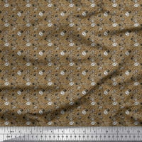 Soimoi Cotton Voile Fabric Compass, Scale & Calculator Education Тема отпечатъци от тъкани по двор