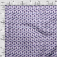 Oneoone памучен камбричен лилав плат Якобейски флорален шивашки материал от печат от ширина на двора