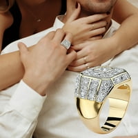 Пръстени за жени Модни уникални мъжки пръстени тийнейджърски момчета Персонализиран диамантен пръстен за рожден ден бижута Свети Валентин Класически моден пръстен