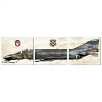 Минало време PS IN. F-4D Phantom Triptych Metal Sign