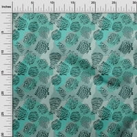 OneOone Cotton Poplin Twill Turquoise Blue Fabric Skins Animal Diy Clothing Quilting Fabric Print Fabric от двор