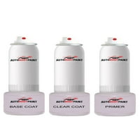 Докоснете Basecoat Plus Clearcoat Plus Primer Spray Paint Kit, съвместим с Inferno Orange Metallic Solstice Pontiac