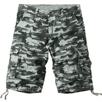 Jsaierl Plus размер товарни къси панталони за мъже ежедневни камо на открито джобни плажни работни панталони товарни къси панталони