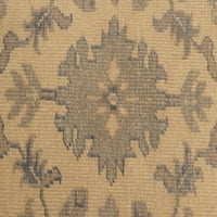 Бежов крем флорален oushak chobi преходен ориенталски килим